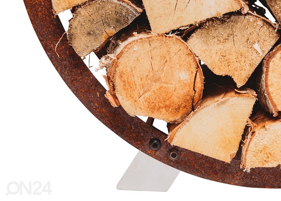 Держатель из стали для дров Corten Hugo, Ø 58 см увеличить