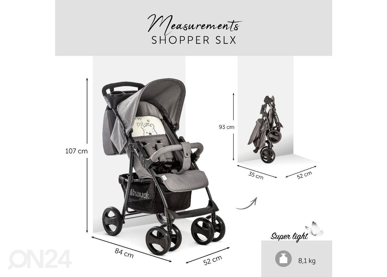 Детская коляска Hauck Disney Shopper SLX Trioset Pooh Cuddles увеличить