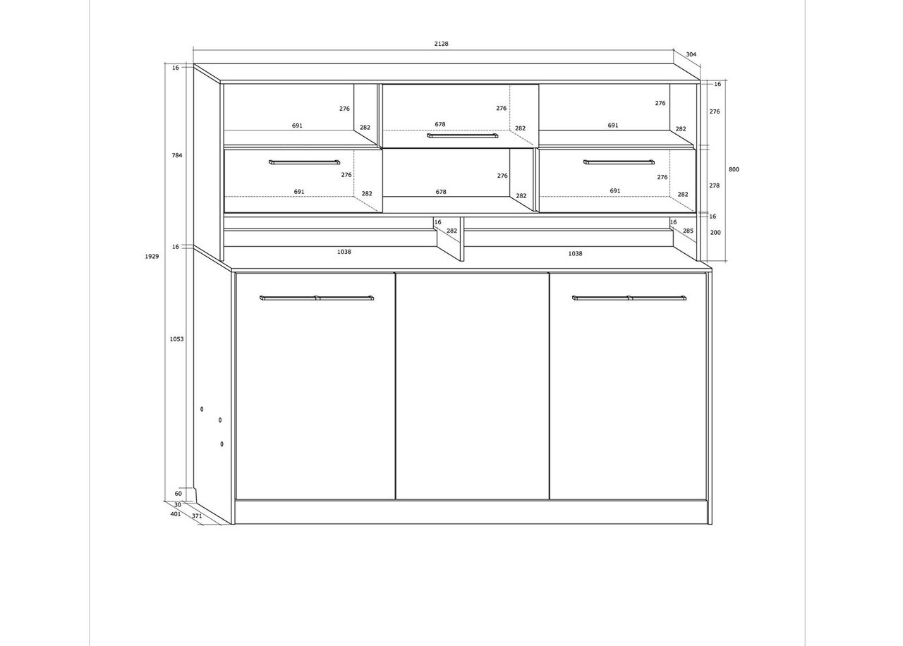 Детская откидная кровать-шкаф 90x200 cm увеличить