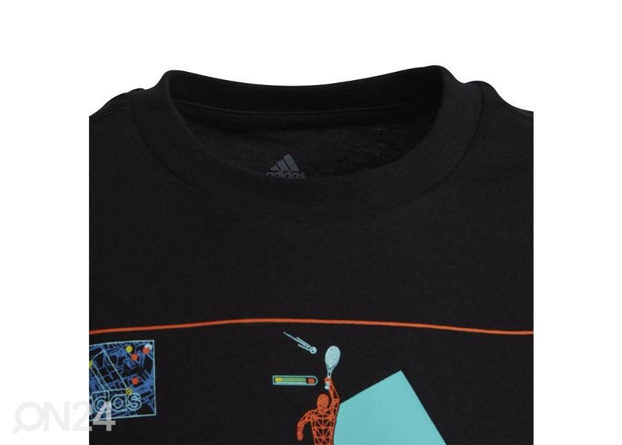 Детская повседневная рубашка Adidas Gaming Graphic Tee Jr HA4059 увеличить