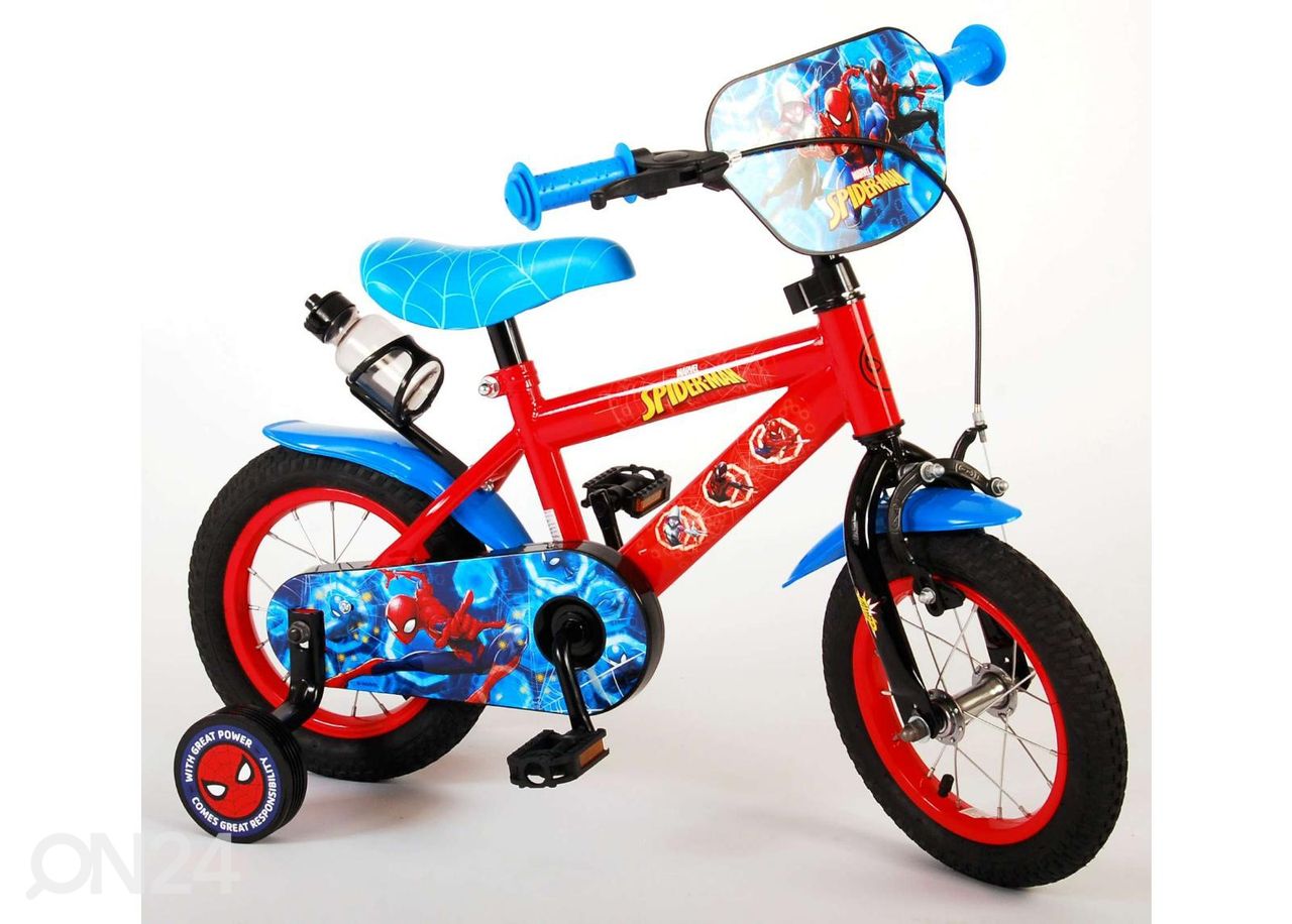Детский велосипед 12 дюймов Человек-Паук сине-красный увеличить