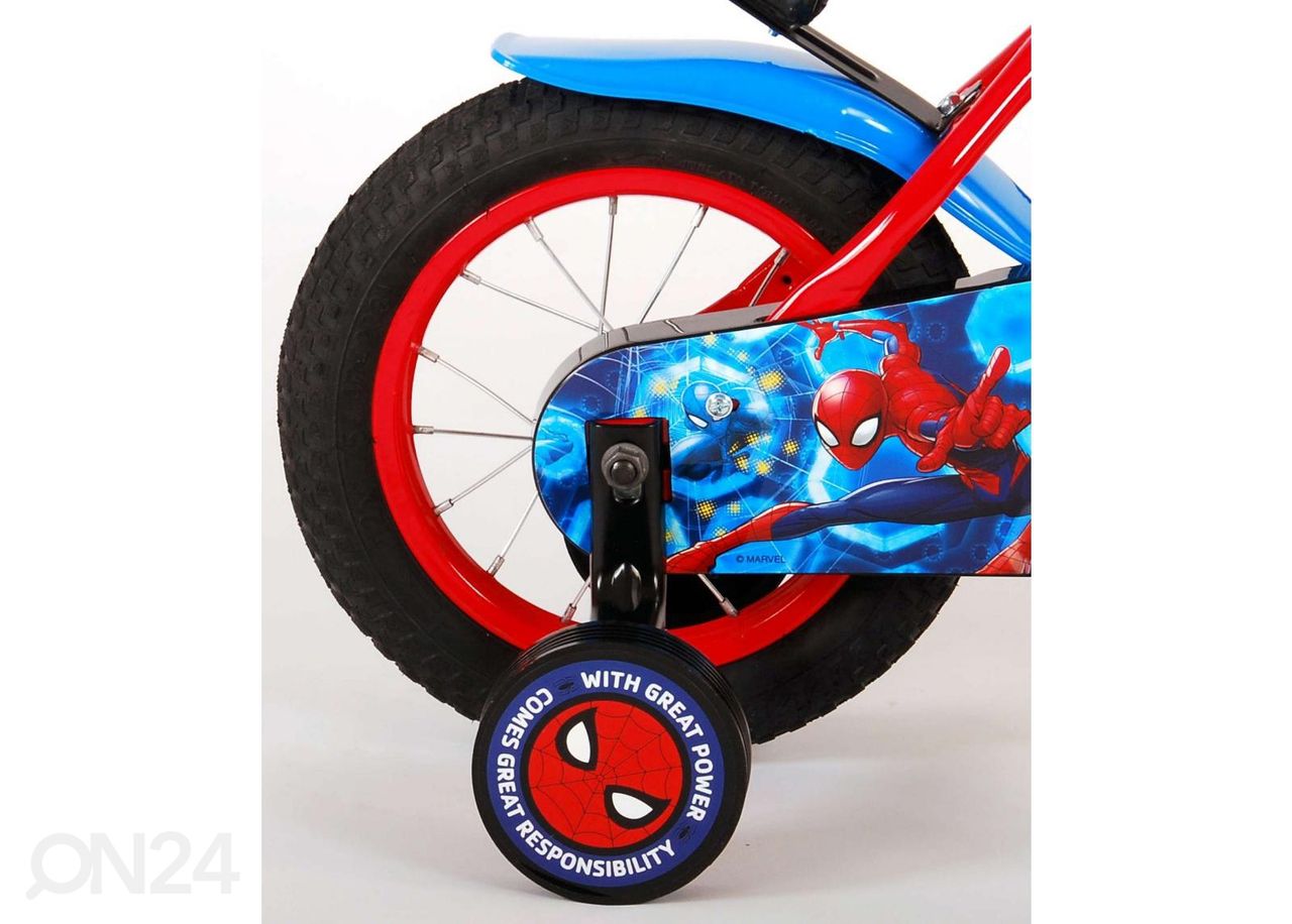 Детский велосипед 12 дюймов Человек-Паук сине-красный увеличить
