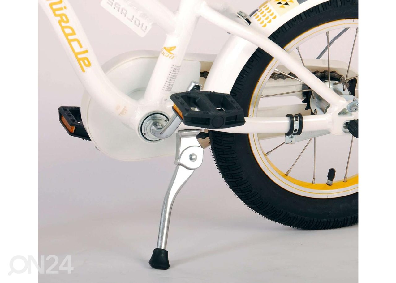 Детский велосипед 14 дюймов Volare Miracle Cruiser белый увеличить