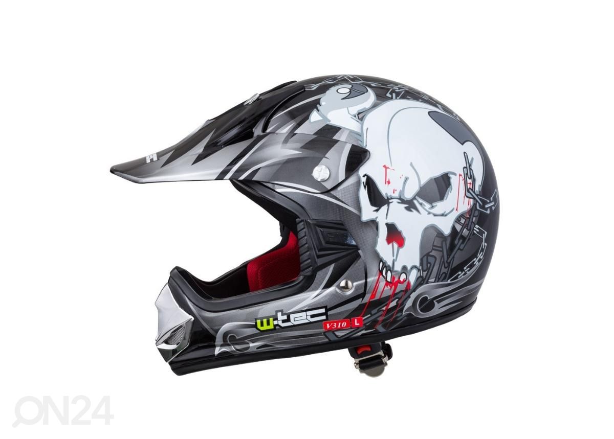 Детский мотокроссный шлем V310 W-Tec размер M 51-52 см увеличить