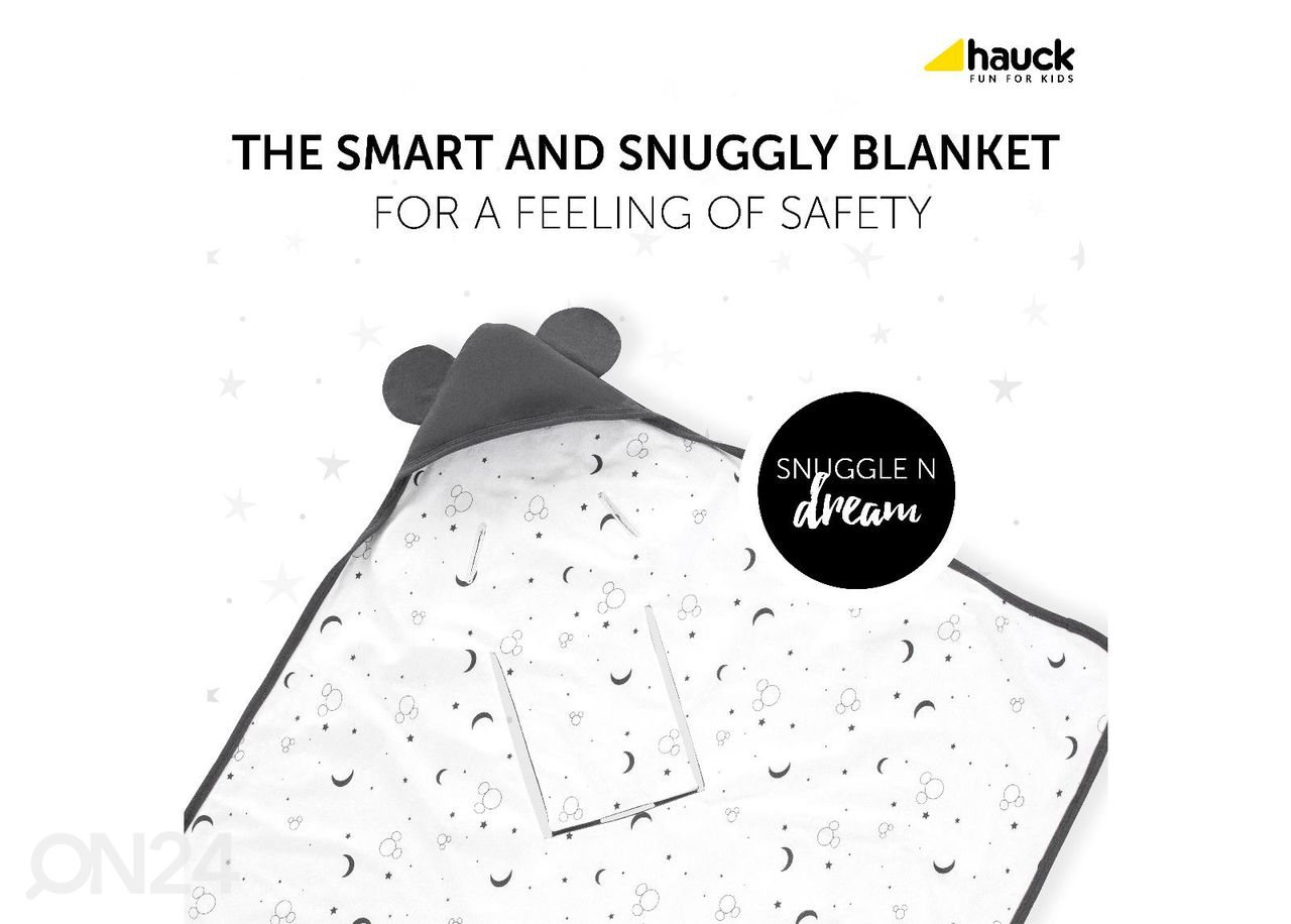 Детское одеяло Hauck Disney Snuggle N Dream Mickey Mouse серое увеличить