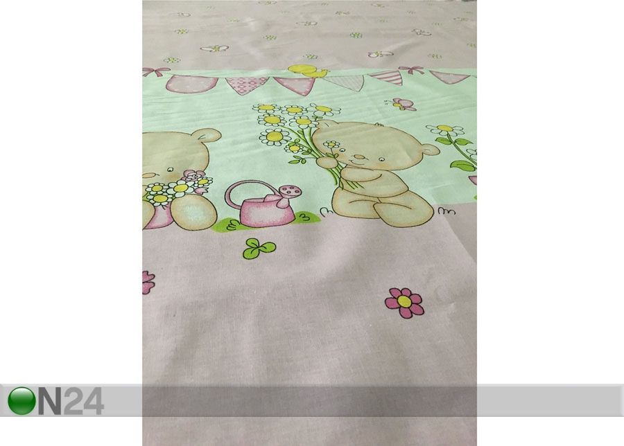 Детское постельное белье Pink Bear 100x120 cm увеличить