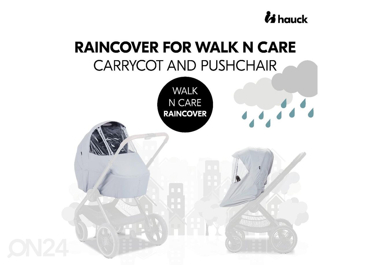 Дождевик для коляски Hauck Walk N Care увеличить