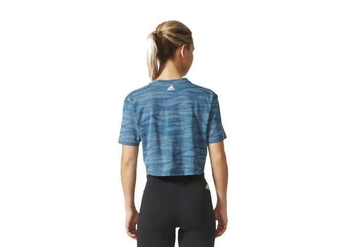 Женская спортивная футболка Adidas AEROKNIT CROP T W увеличить
