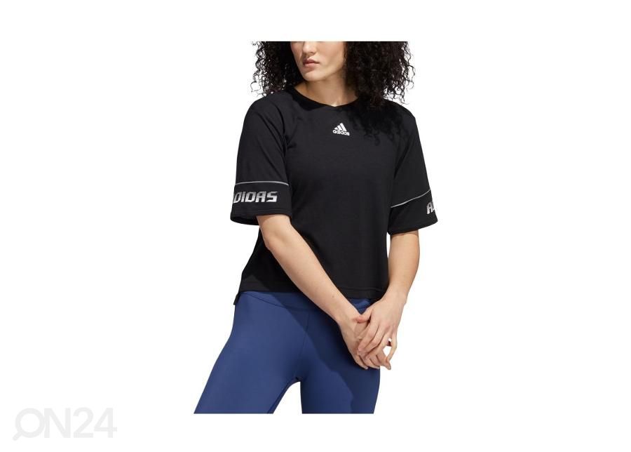 Женская спортивная футболка Adidas TRgfxSPH 3W увеличить