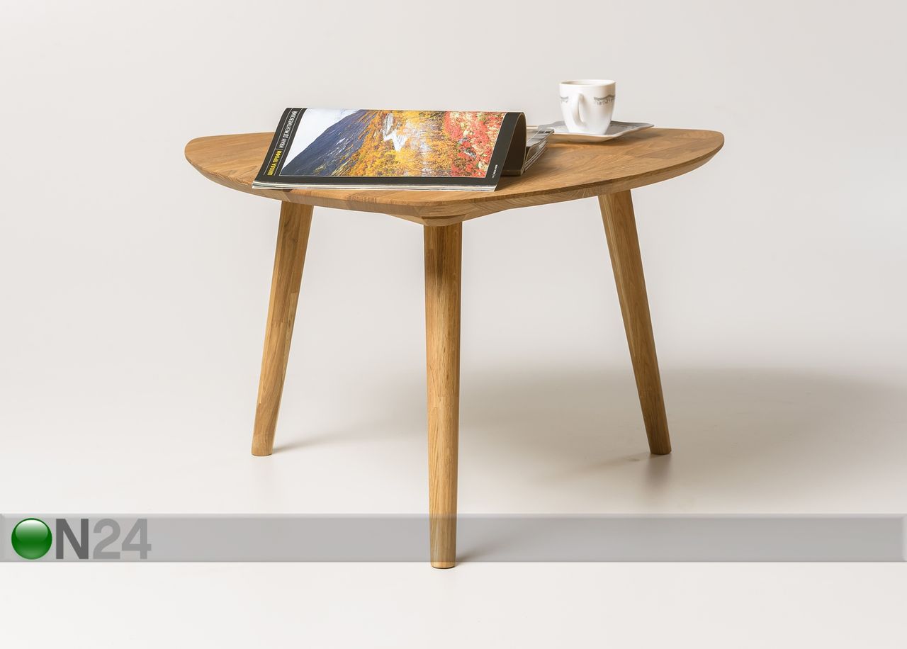 Журнальный стол из массива дуба Scan 74x70 cm увеличить