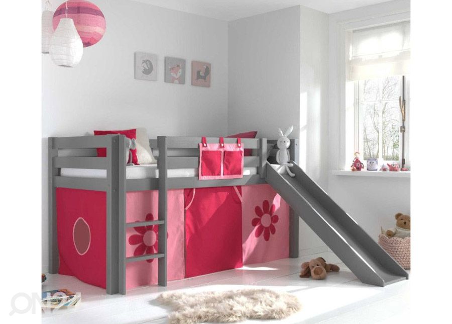 Занавески для кровати Pino Pink Flower 90x200 cm увеличить