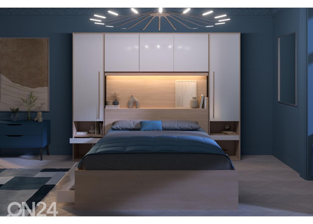 Изголовье кровати-шкаф Bridge + LED увеличить