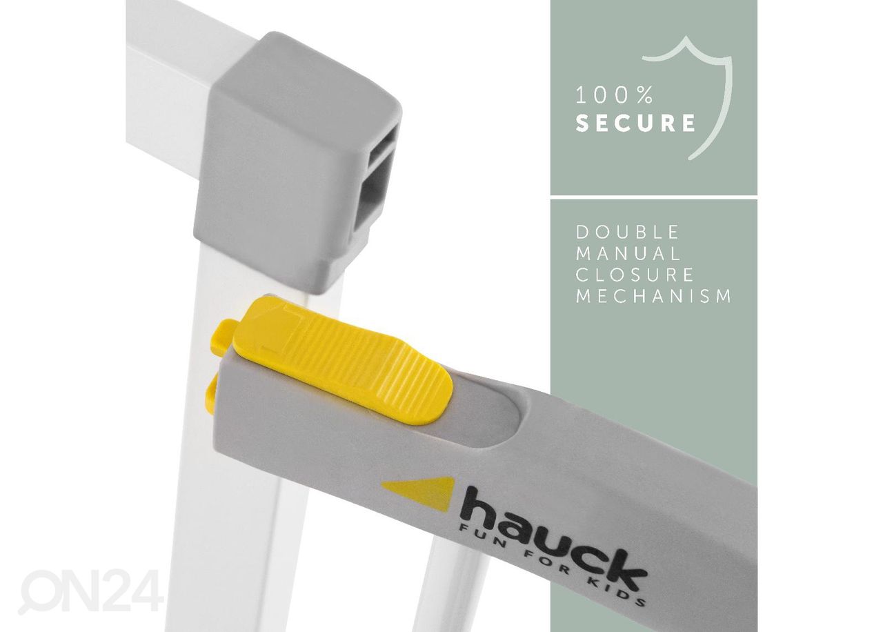 Калитка безопасности 75-80 cm с низким бортиком Hauck Comfort Clear Step Gate белый увеличить