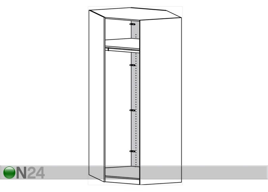 Каркас углового шкафа Save h200 cm увеличить