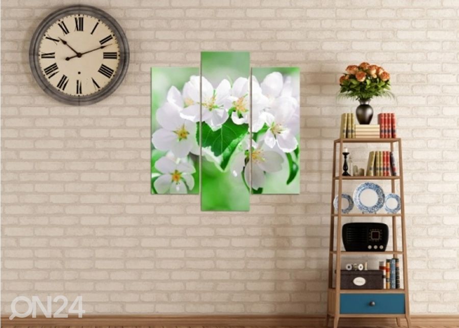 Картина из 3-частей Cherry blossoms 2 3D 90x80 см увеличить