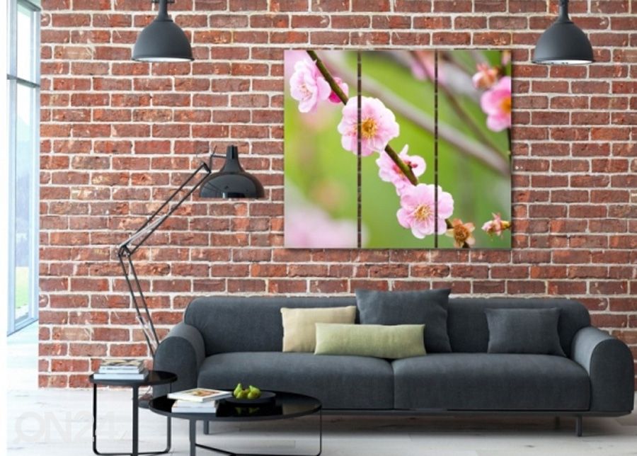 Картина из 3-частей Fruit tree blossom 3D 90x80 см увеличить