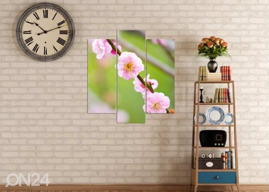 Картина из 3-частей Fruit tree blossom 3D 90x80 см увеличить