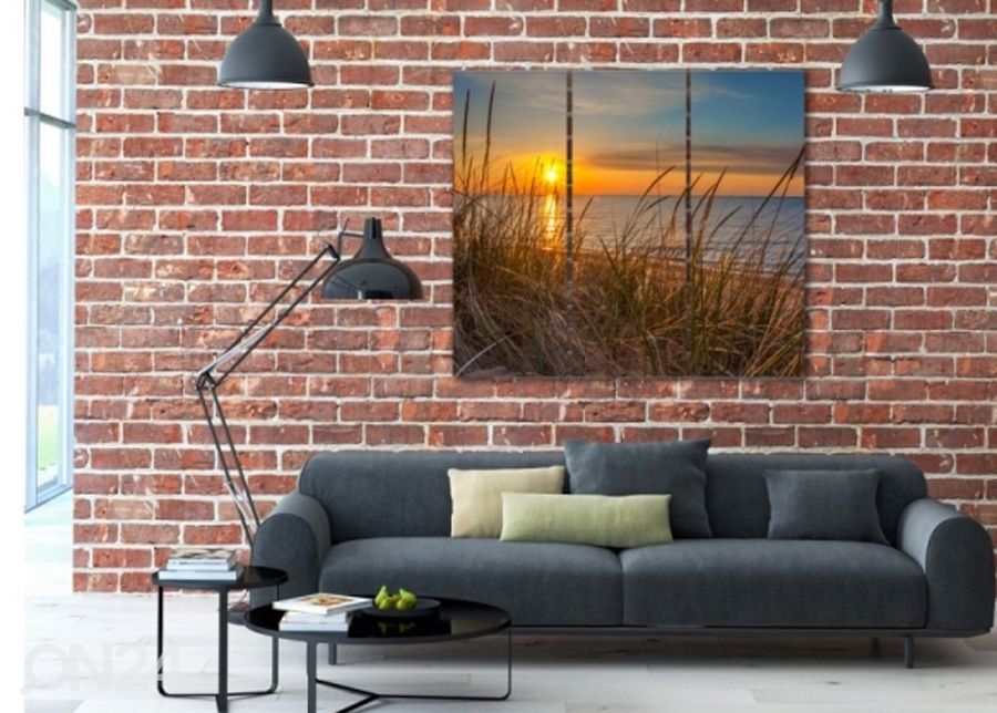 Картина из 3-частей Sunset over the dunes 3D 90x80 см увеличить