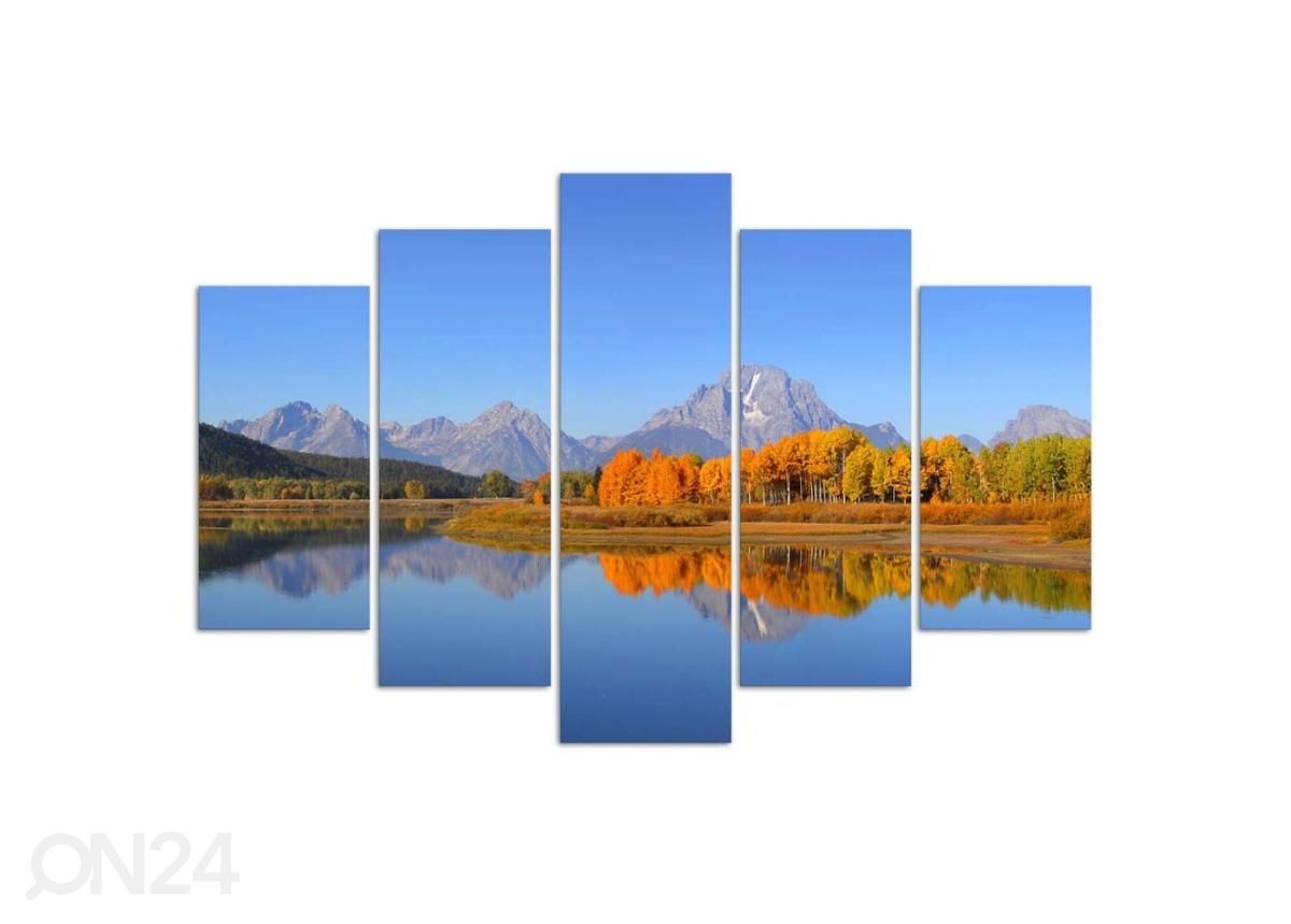 Картина из 5-частей Grand Teton National Park 100x70 см увеличить