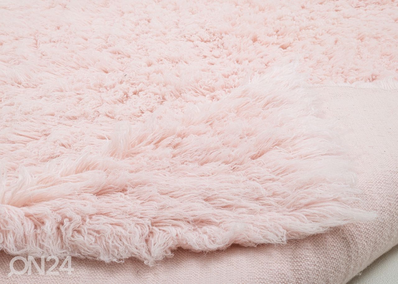 Ковер Tom Tailor Fluffy Uni 80x160 см, розовый увеличить
