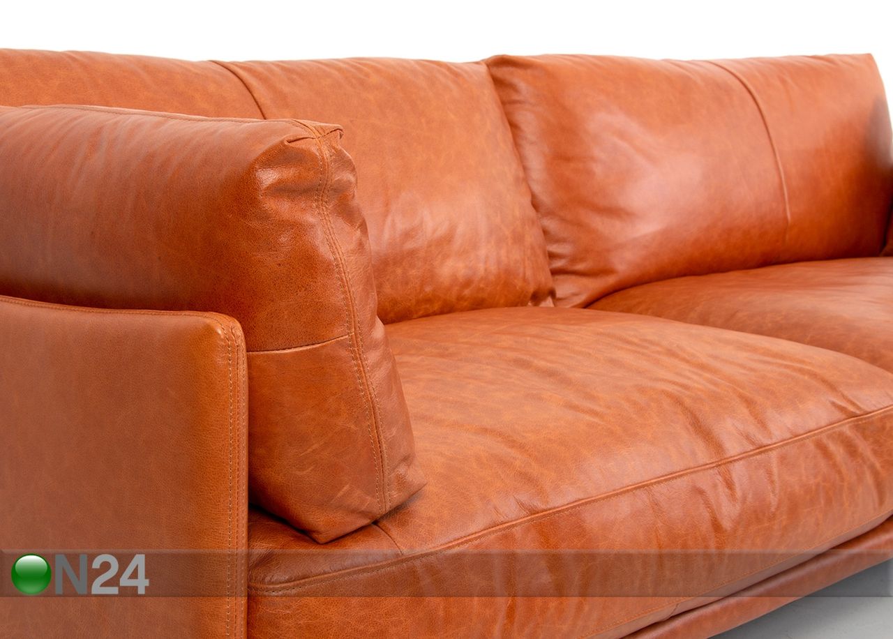 Кожаный 3-местный диван увеличить