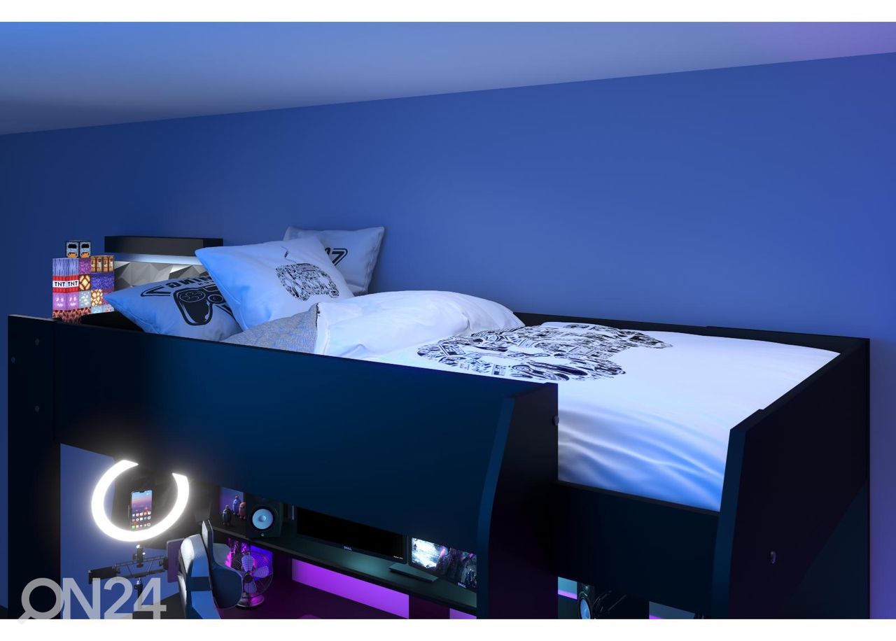 Компактная кровать Online 90x200 cm + LED увеличить