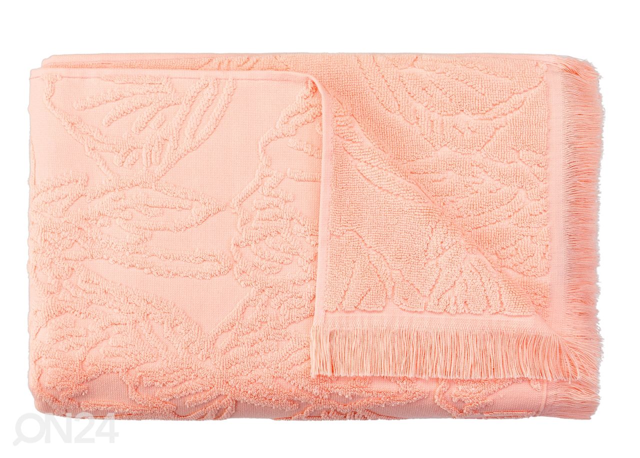 Комплект махровых полотенец Blossom 3 шт, персиковый увеличить