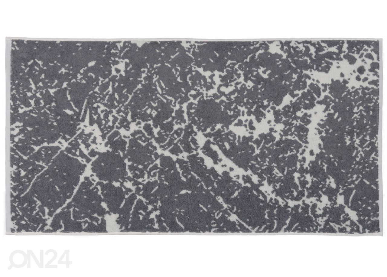 Комплект махровых полотенец Marble серый, 2 шт увеличить