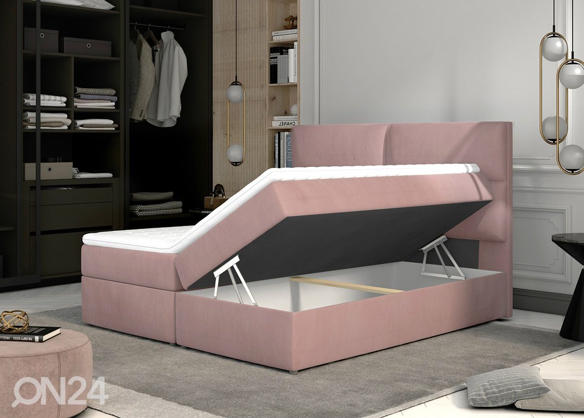Континентальная кровать с ящиком 165x200 cm увеличить