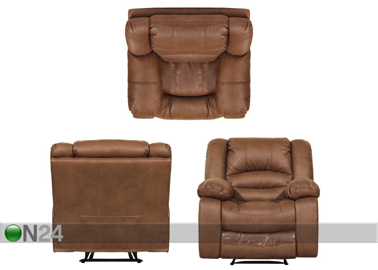 Кресло с механизмом подножки Relax2, золотисто-коричневый увеличить
