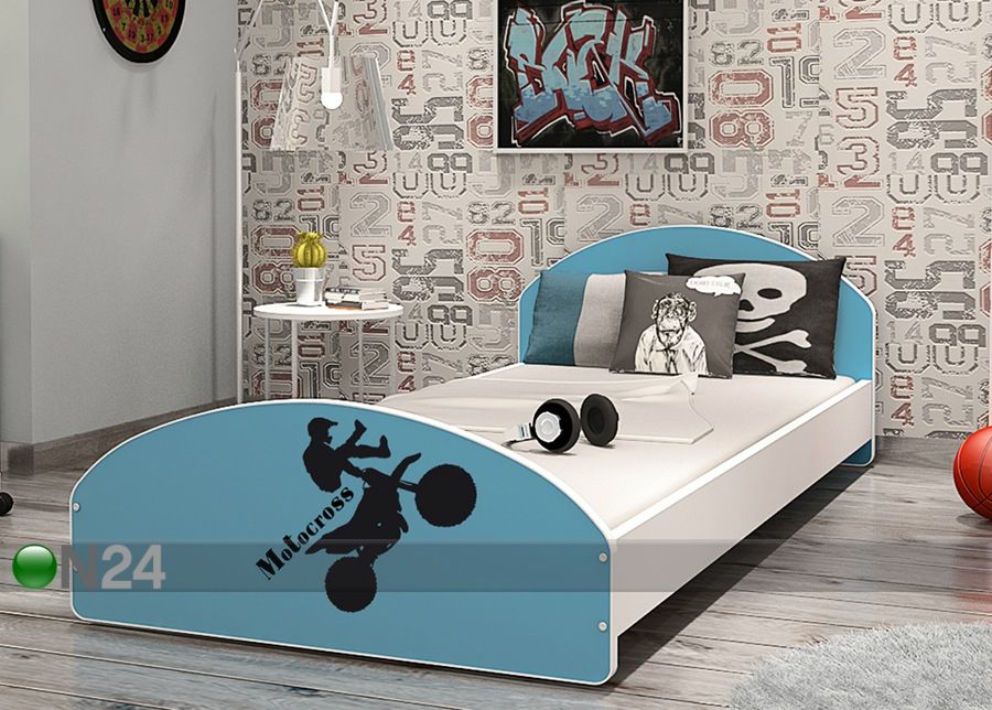Кровать для подростков 90x200 cm + матрас увеличить