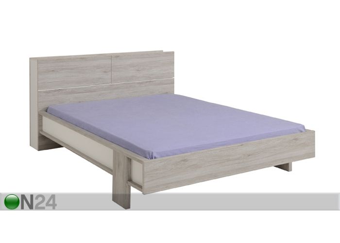 Кровать с ящиком для белья Brera oak 140x200 cm увеличить