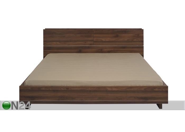 Кровать с ящиком для белья Brera walnut 160x200 cm увеличить