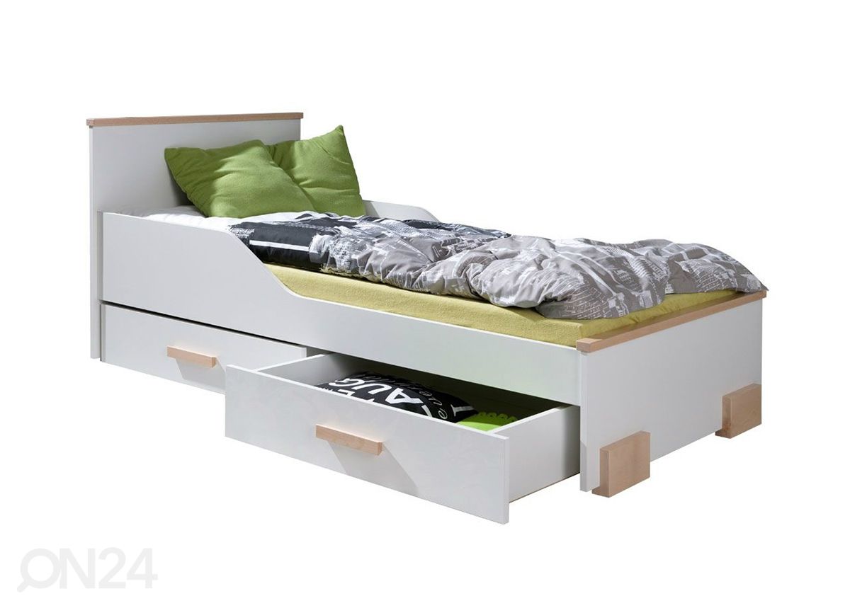 Кровать 90x200 cm + ящики кроватные увеличить