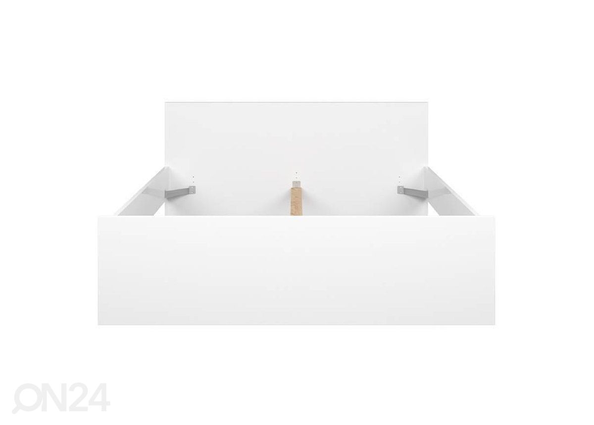 Кровать Naia 140x200 cm, белый глянцевый увеличить