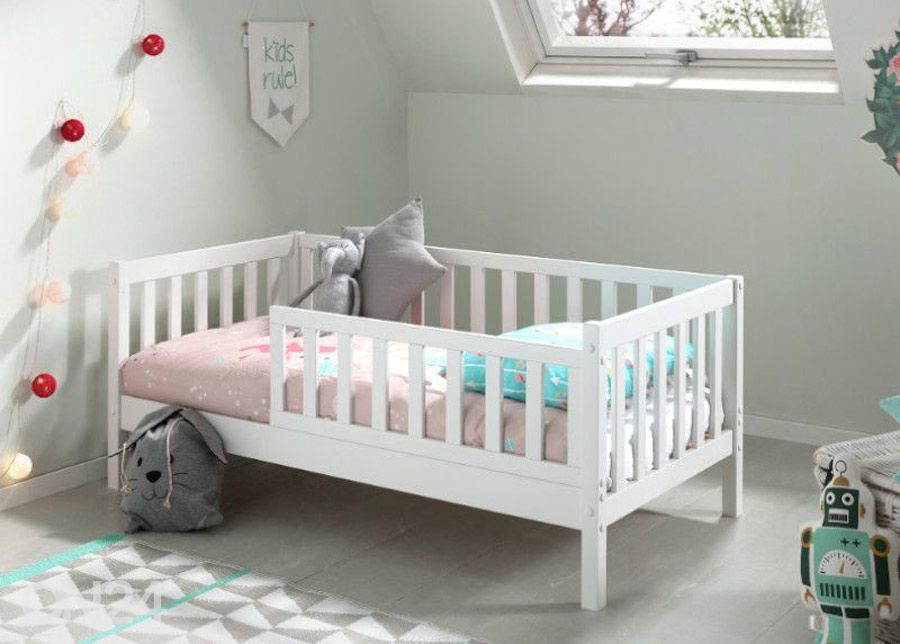 Кровать Toddler 70x140 cm, белый увеличить