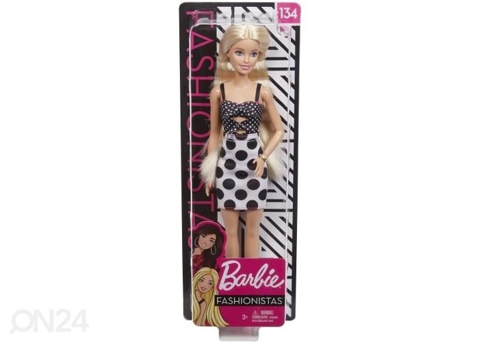 Кукла Барби Fashionistas в платье в горошек увеличить