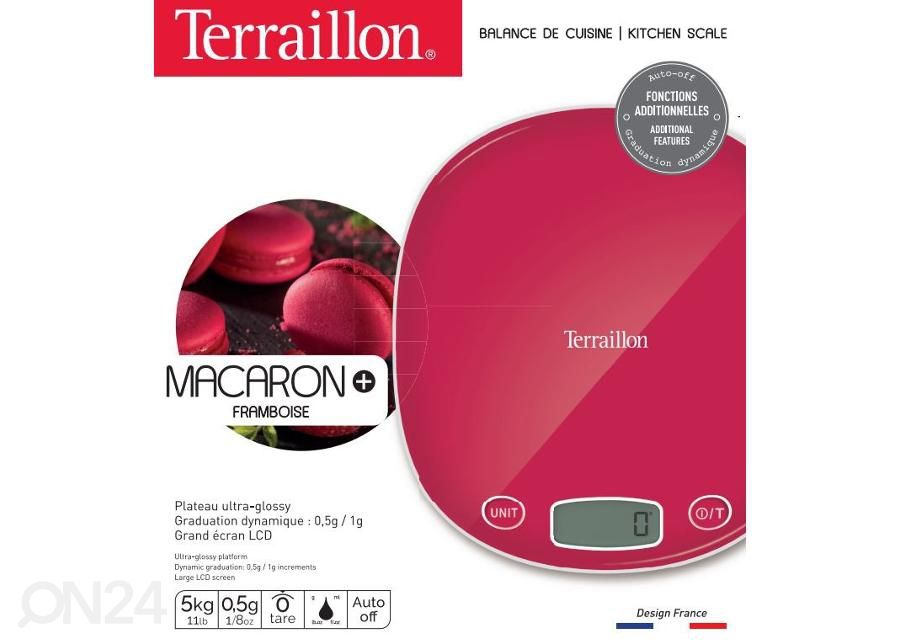 Кухонные весы Terraillon Macaron+Framboise увеличить