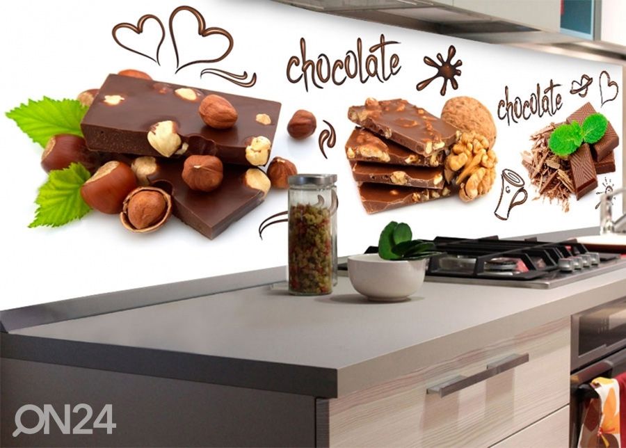 Кухонный фартук Chocolate 180x60 см увеличить