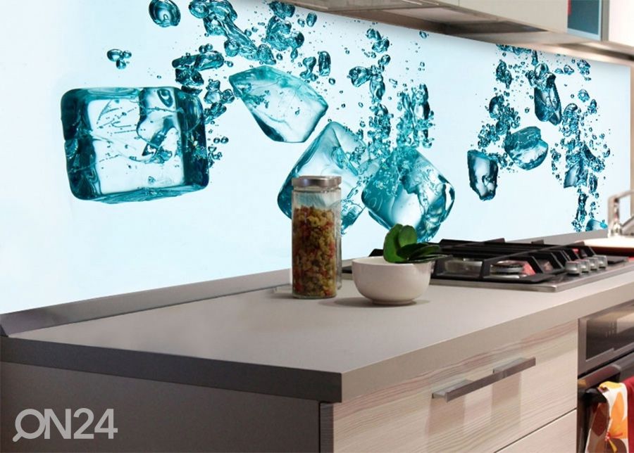 Кухонный фартук Ice cubes 180x60 см увеличить