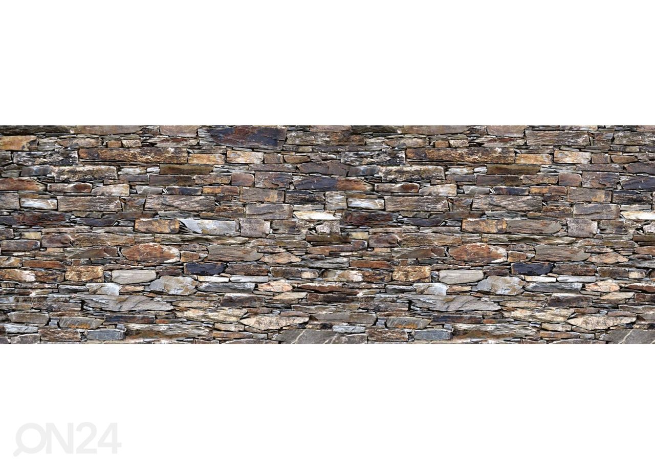 Кухонный фартук Old Traditional Stone Wall 180x60 см увеличить