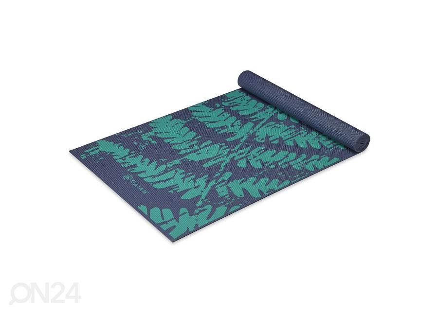 Мат для йоги Gaiam Midnight Fern 4 мм увеличить