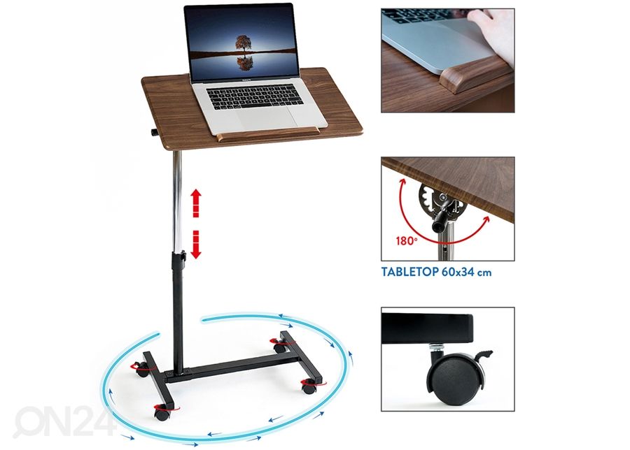 Мобильный стол для ноутбука Tatkraft Gain увеличить