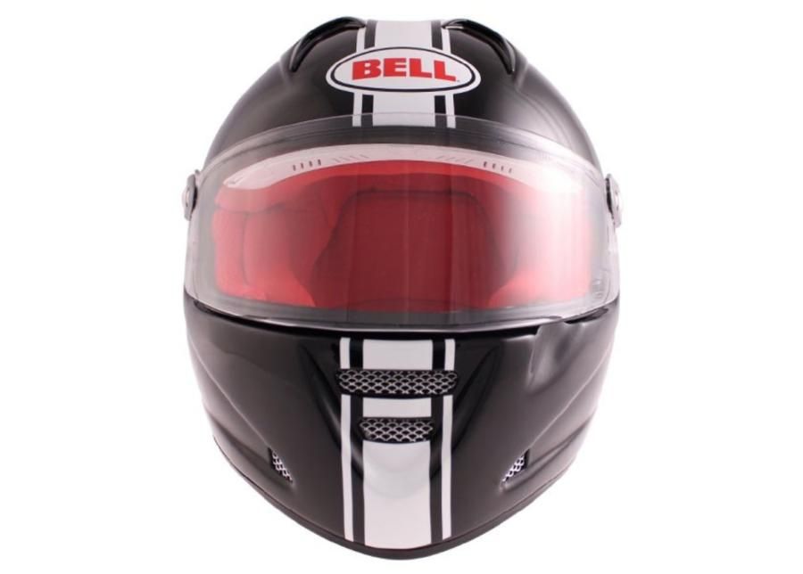 Мотоциклетный шлем BELL M5X Daytona чёрный белый увеличить