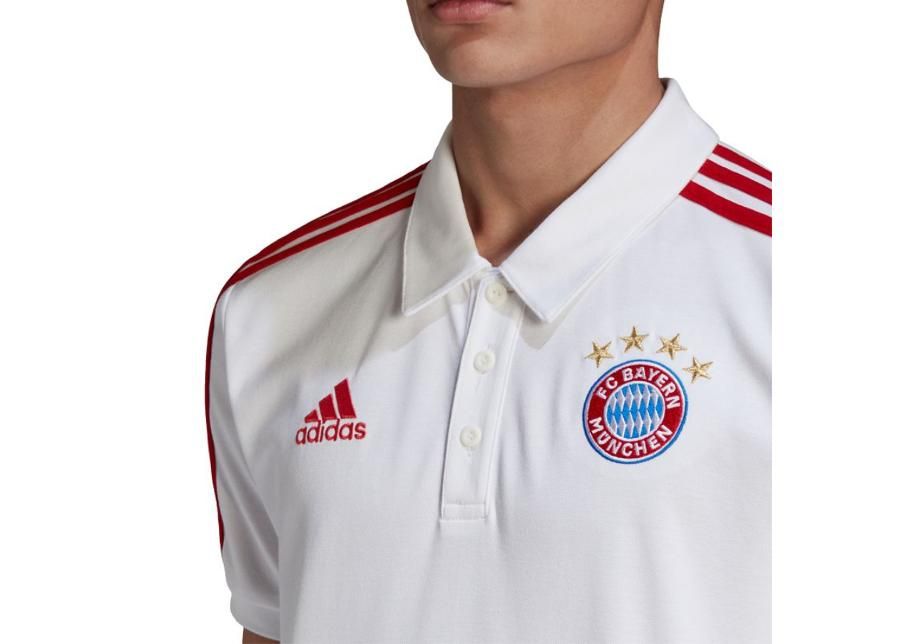 Мужская футболка Adidas Bayern Monachium 3-Stripes Polo M FR3973 увеличить