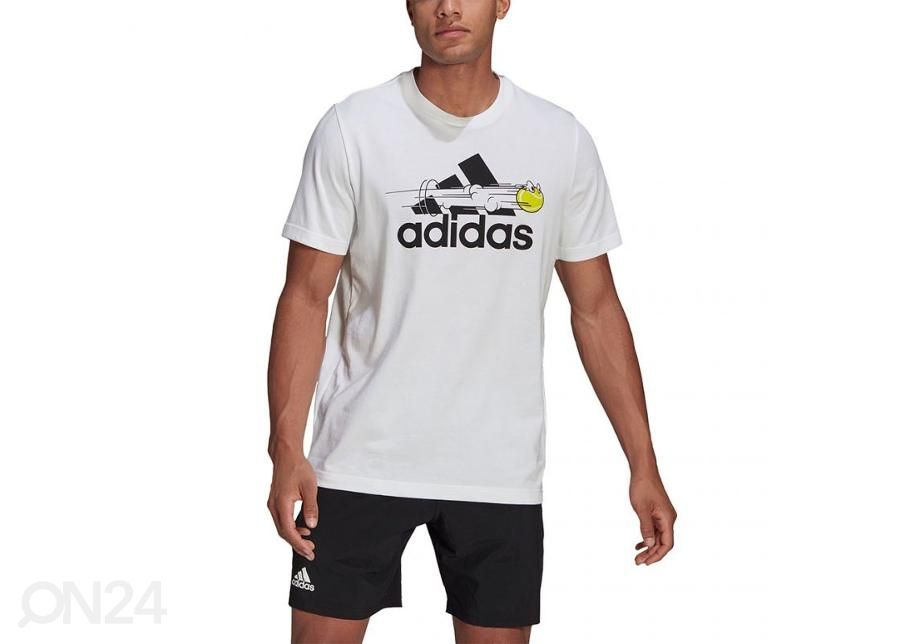 Мужская футболка Adidas Tennis Graphic Logo увеличить