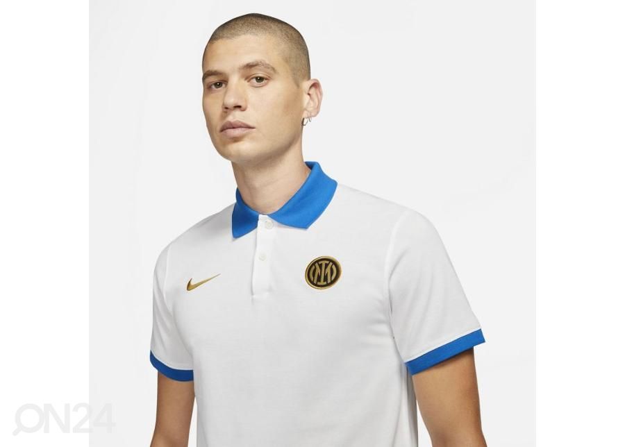 Мужская футбольная рубашка Nike Inter Mediolan Polo увеличить
