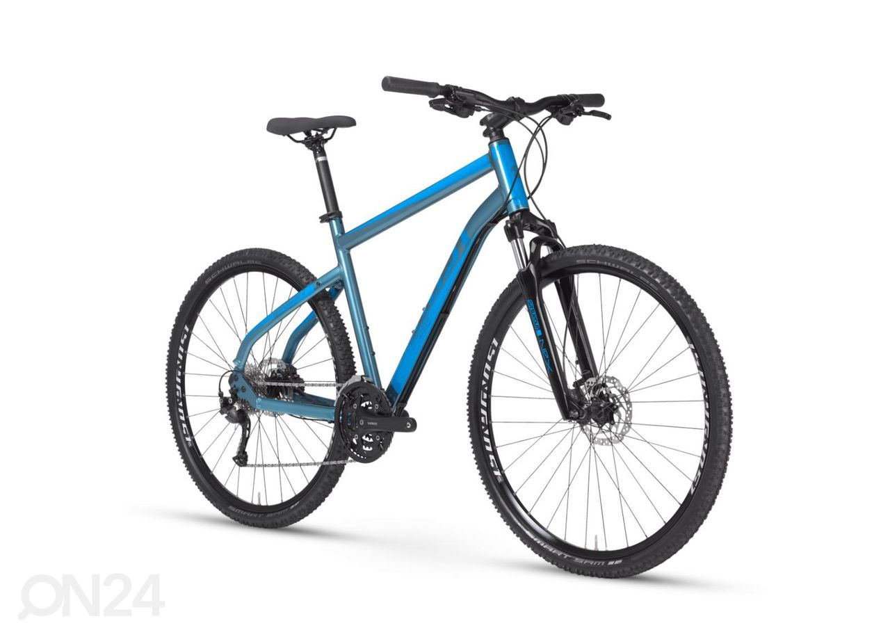 Мужской гибридный велосипед 28 дюймов Ghost Square Cross Base AL U (2022) - L увеличить