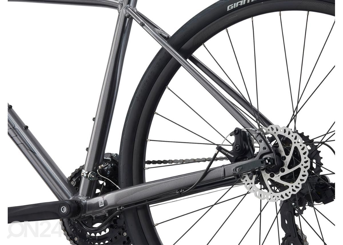 Мужской гибридный велосипед Giant Escape Disc 3 Metallic Black (2022) - M увеличить