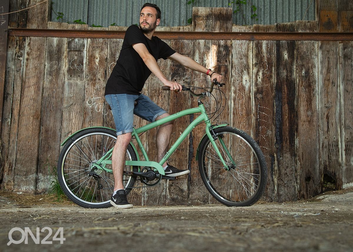 Мужской и детский велосипед 27.5 дюймов Huffy Sienna Vintage зеленый увеличить
